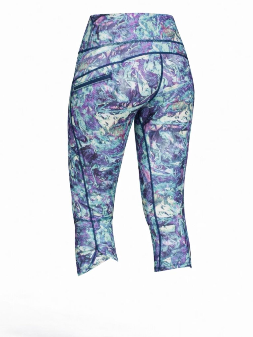🍋 2/50 Lululemon Run Top Speed Crop Iridescent Multi Pocket Leggings ✨